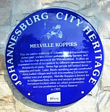 Melville Koppies Plaque